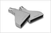 Tips Stainless Steel Single Wall 2x8 Diameter 2.25 Inlet 11in Length for Camaro #35150 | MagnaFlow